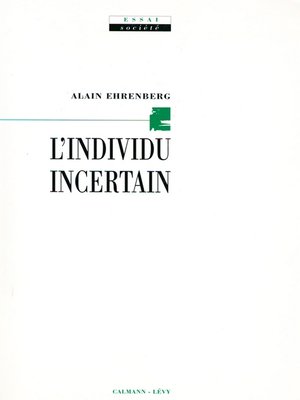 cover image of L'Individu incertain